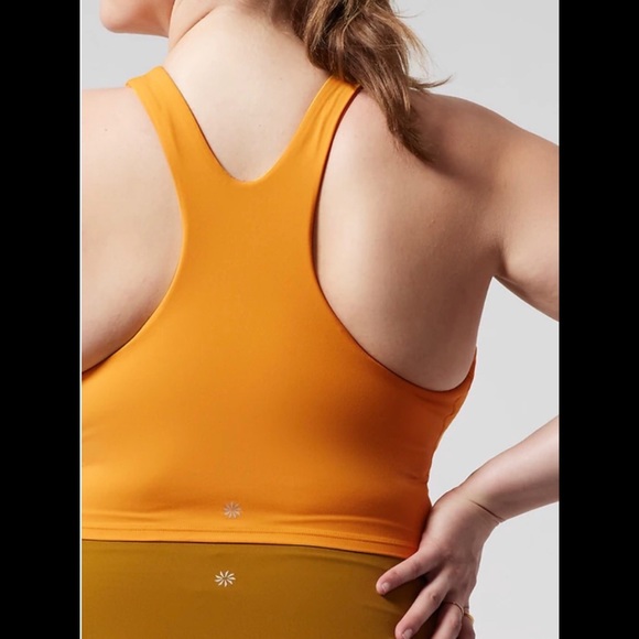 NWT ATHLETA Conscious Crop D-DD+ Abyssinian Yellow - Picture 4 of 5